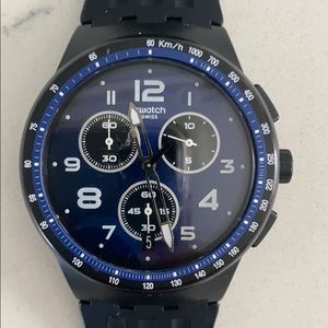 Swatch Men's Watch Chrono Plastic Travel Choc